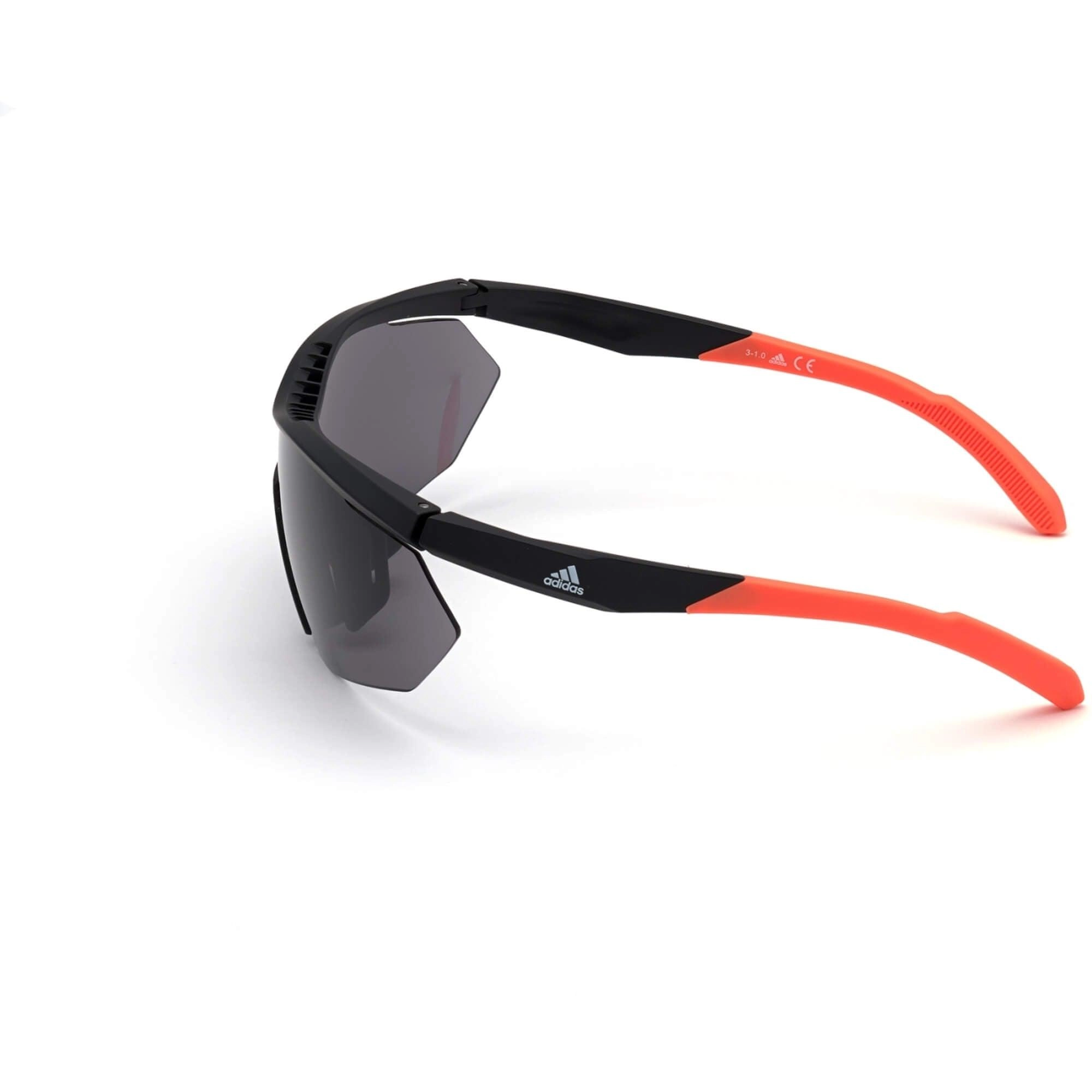 Adidas Women's Sunglasses - Matte Black Plastic Shield Frame | ADIDAS SP0016 02A