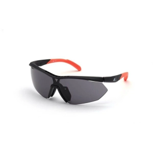 Adidas Women's Sunglasses - Matte Black Plastic Shield Frame | ADIDAS SP0016 02A