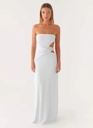 Anetta Maxi Dress - Pale Blue