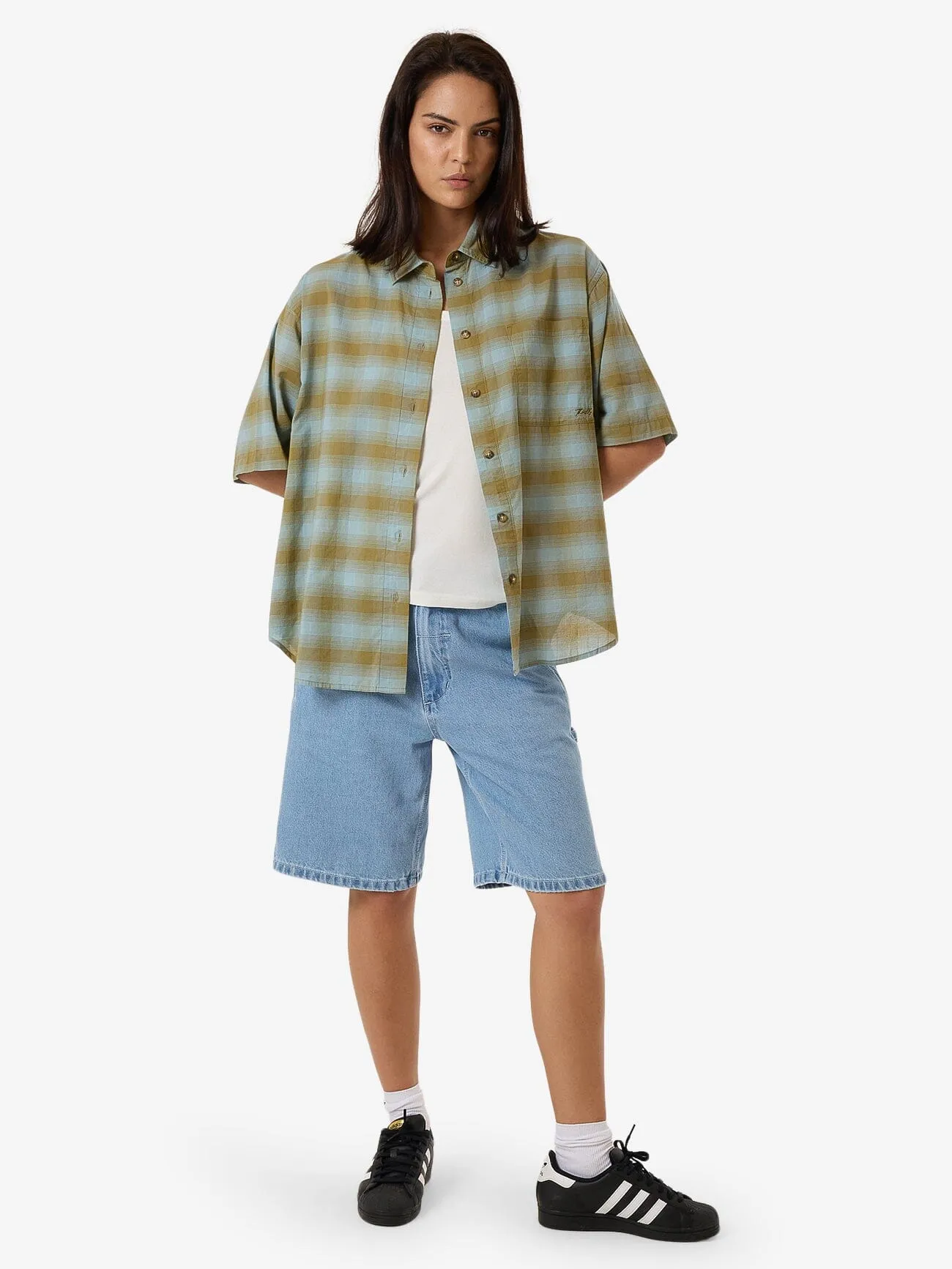 Ansley Shirt - Stone Blue