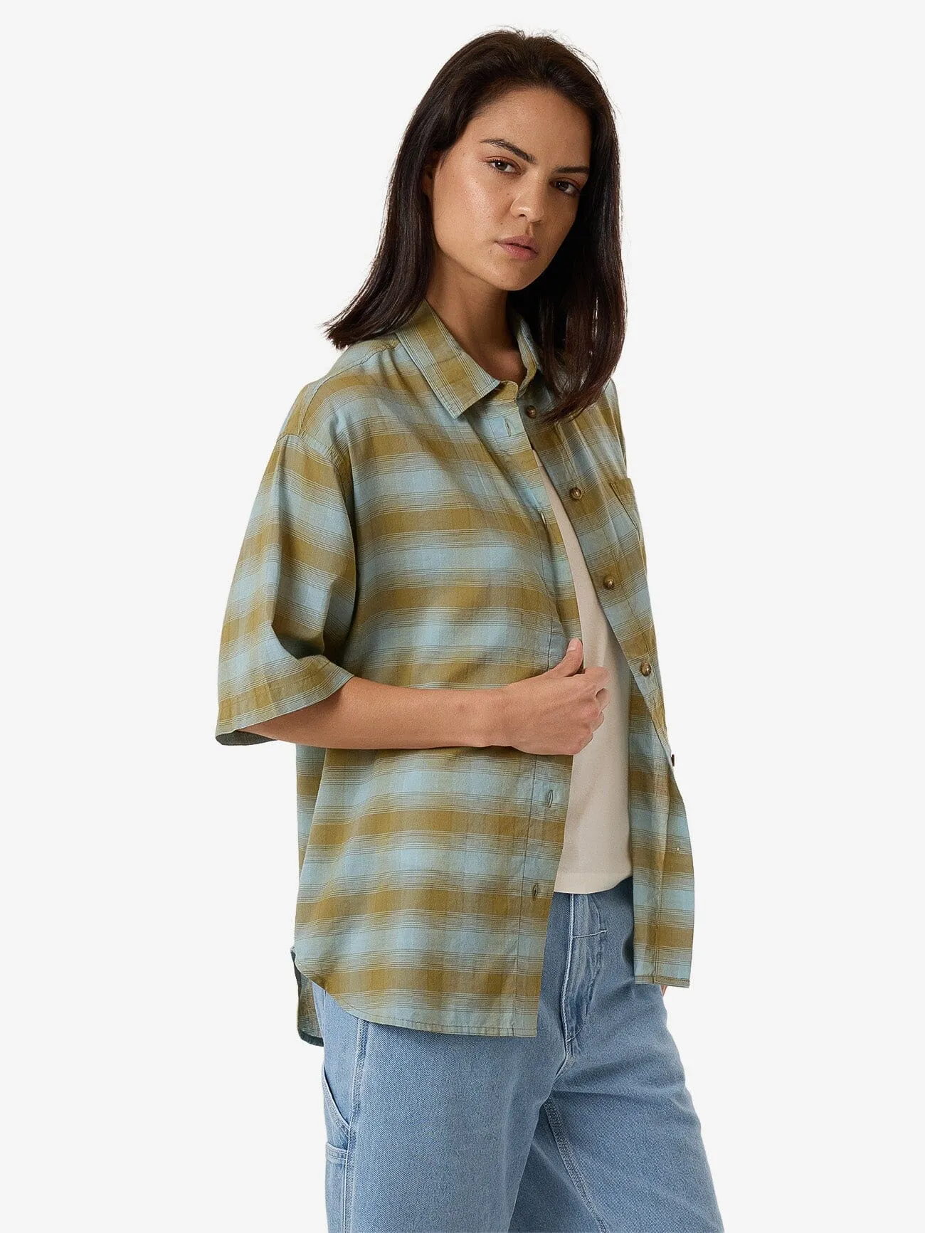 Ansley Shirt - Stone Blue