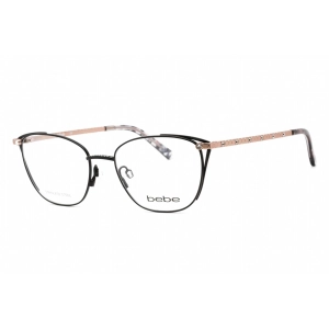 Bebe Women's Eyeglasses - Jet Rectangular Shape Plastic Frame, 51 mm | BB5182 001