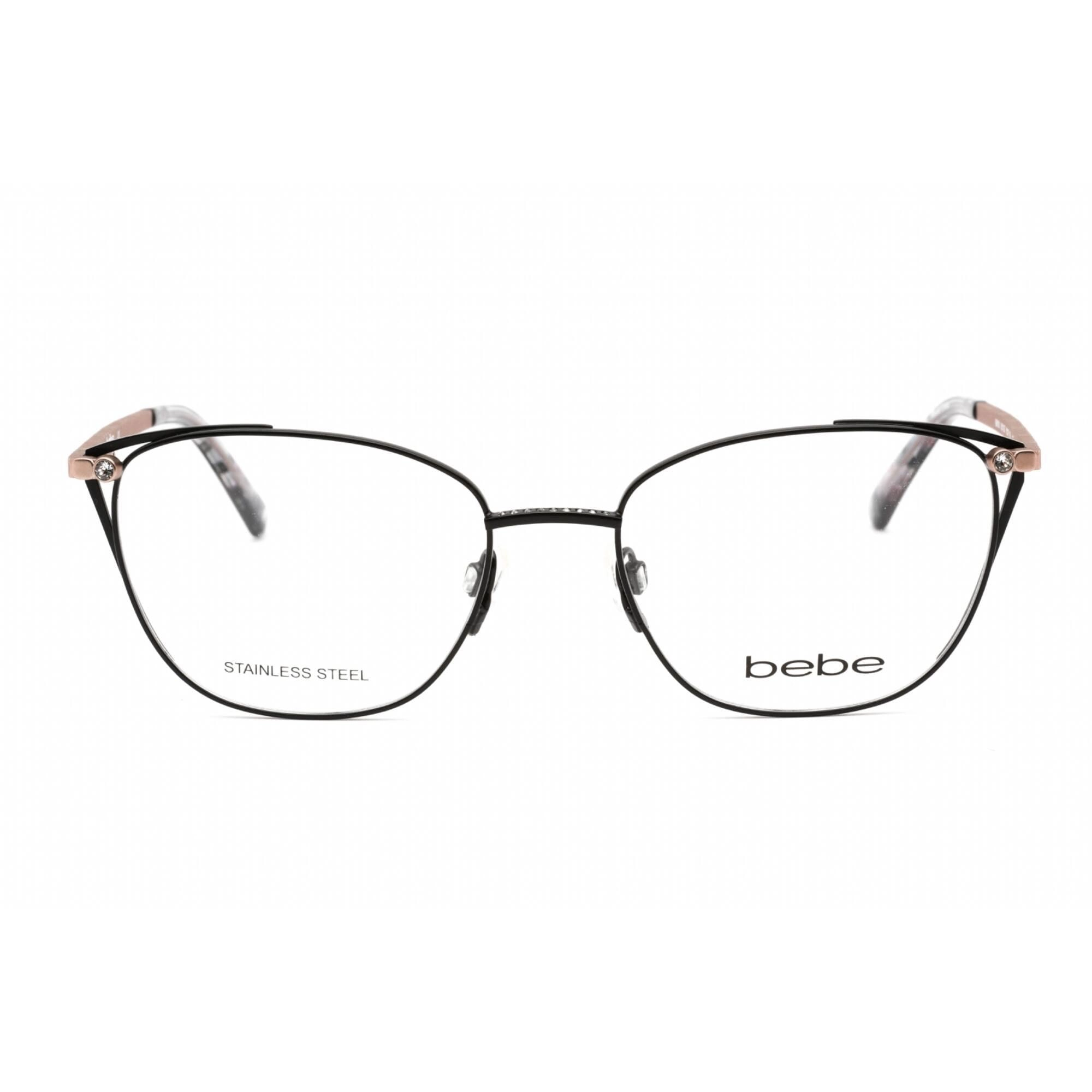 Bebe Women's Eyeglasses - Jet Rectangular Shape Plastic Frame, 51 mm | BB5182 001