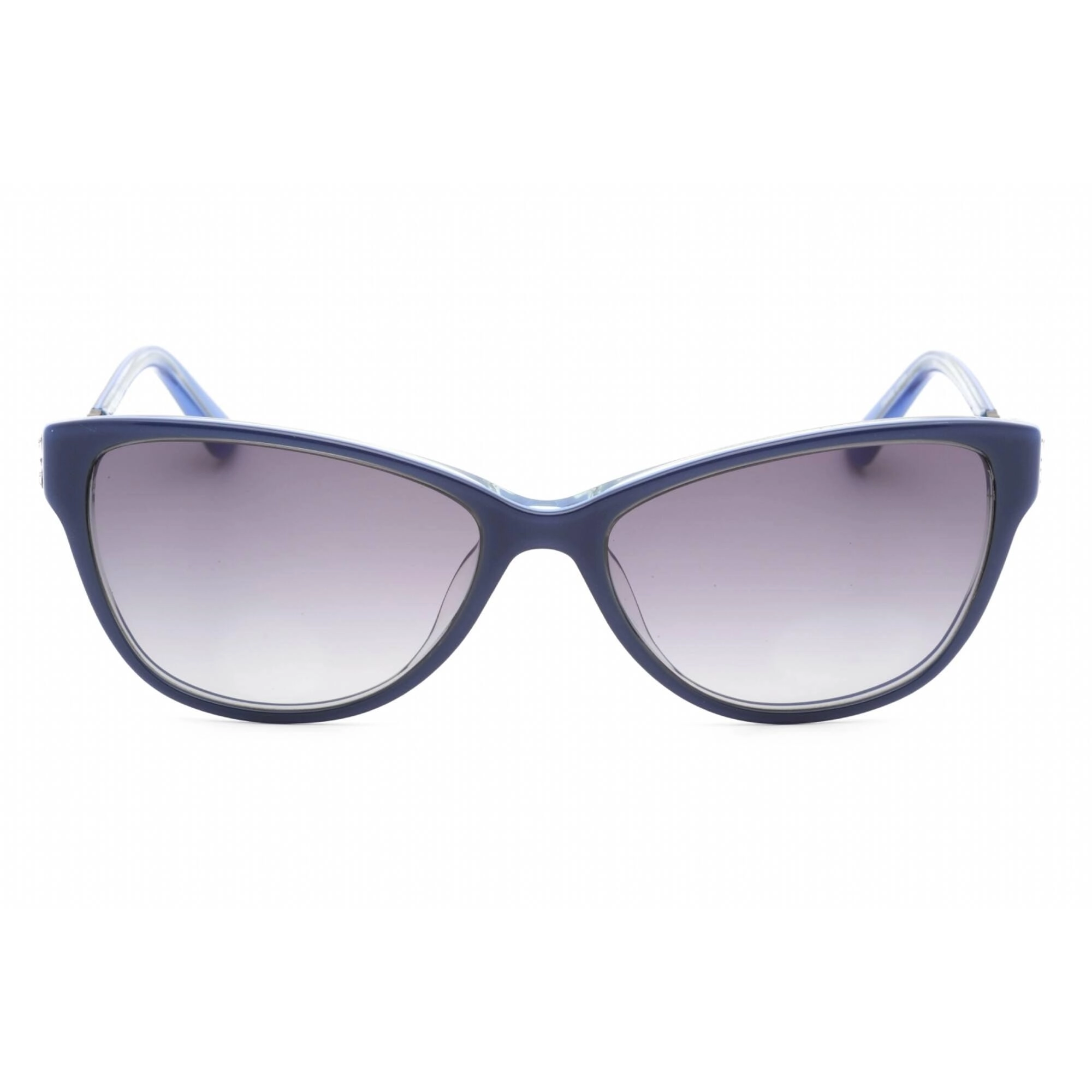 Bebe Women's Sunglasses - Blue Plastic Cat Eye Fixed Nose Pads Frame | BB7184 424