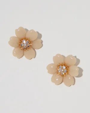 Bold Flower Stud Earrings