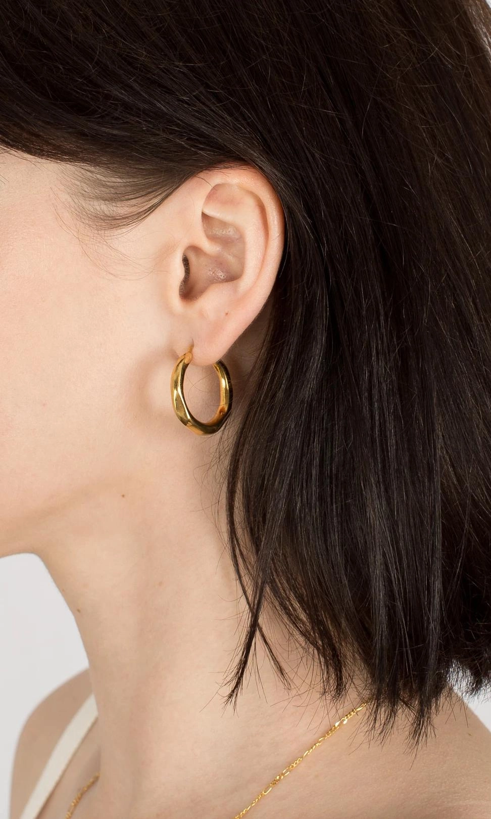 Brie Leon Small Organica Hoop Earrings