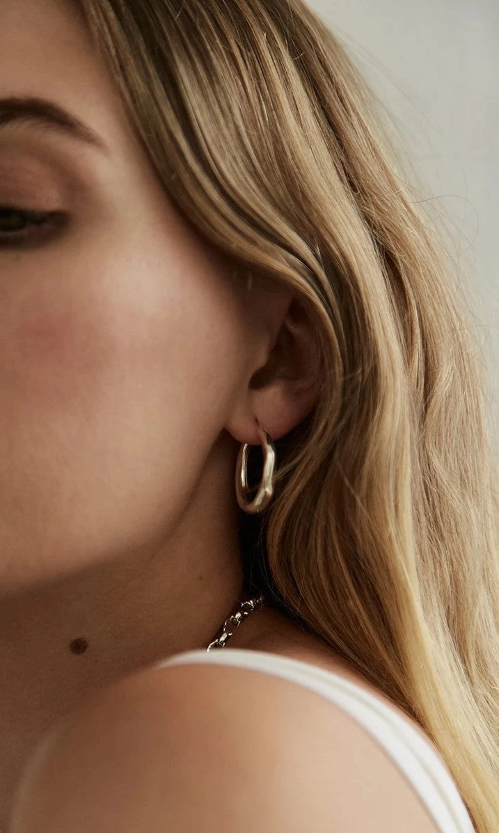 Brie Leon Small Organica Hoop Earrings