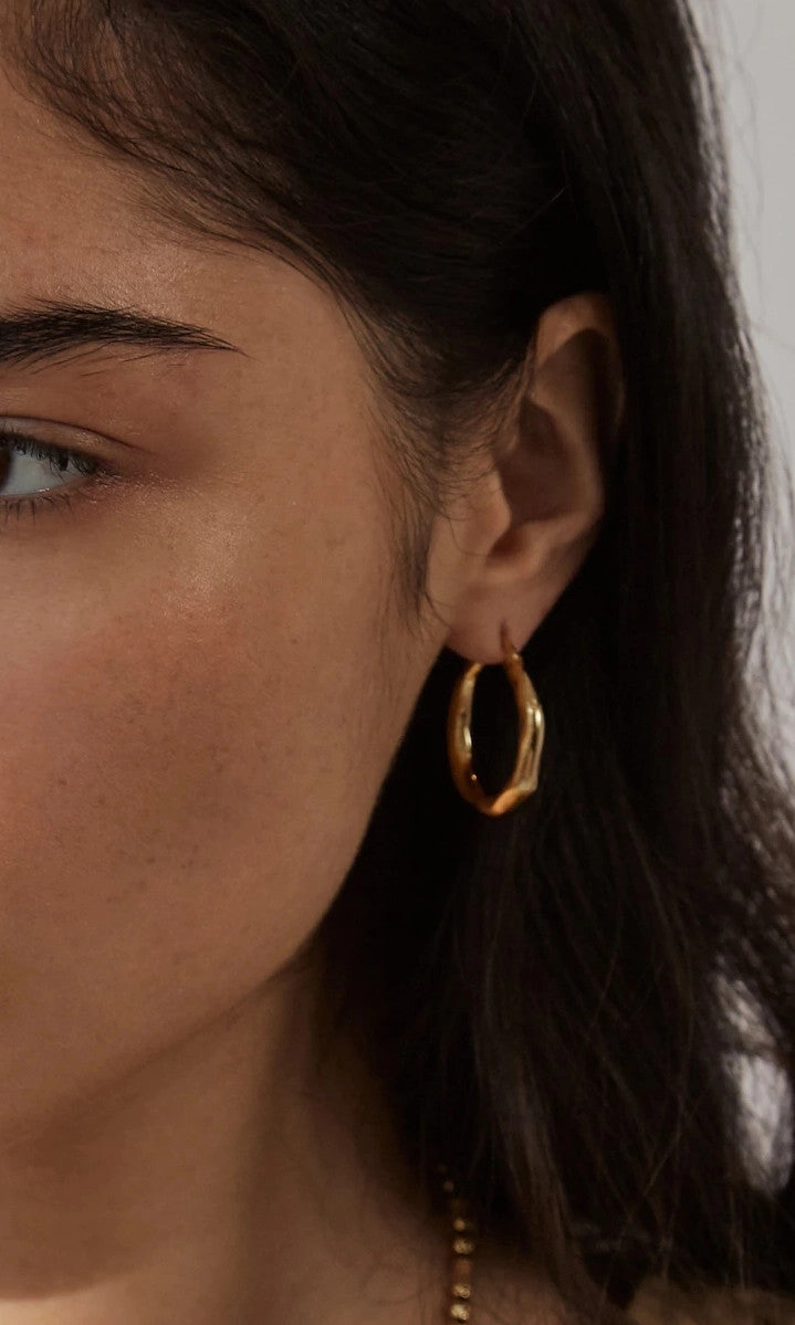 Brie Leon Small Organica Hoop Earrings