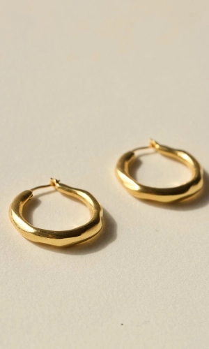Brie Leon Small Organica Hoop Earrings