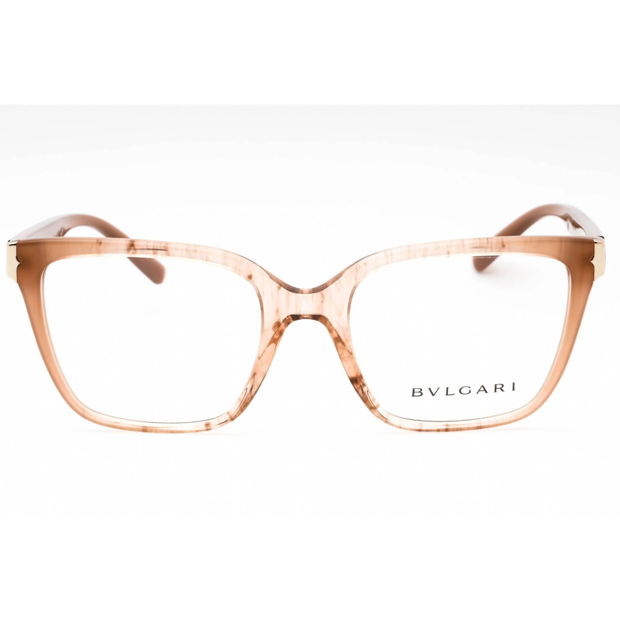 Bvlgari Women's Eyeglasses - Opal Pink Striped Gradient Cat Eye Frame | 0BV4208 5510
