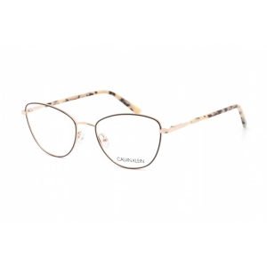 Calvin Klein Women's Eyeglasses - Full Rim Satin Beige Metal Cat Eye | CK20305 270