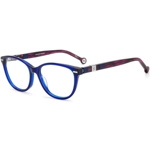 Carolina Herrera Women's Eyeglasses - Blue Violet Full Rim Cat Eye | CH 0048 0WOI
