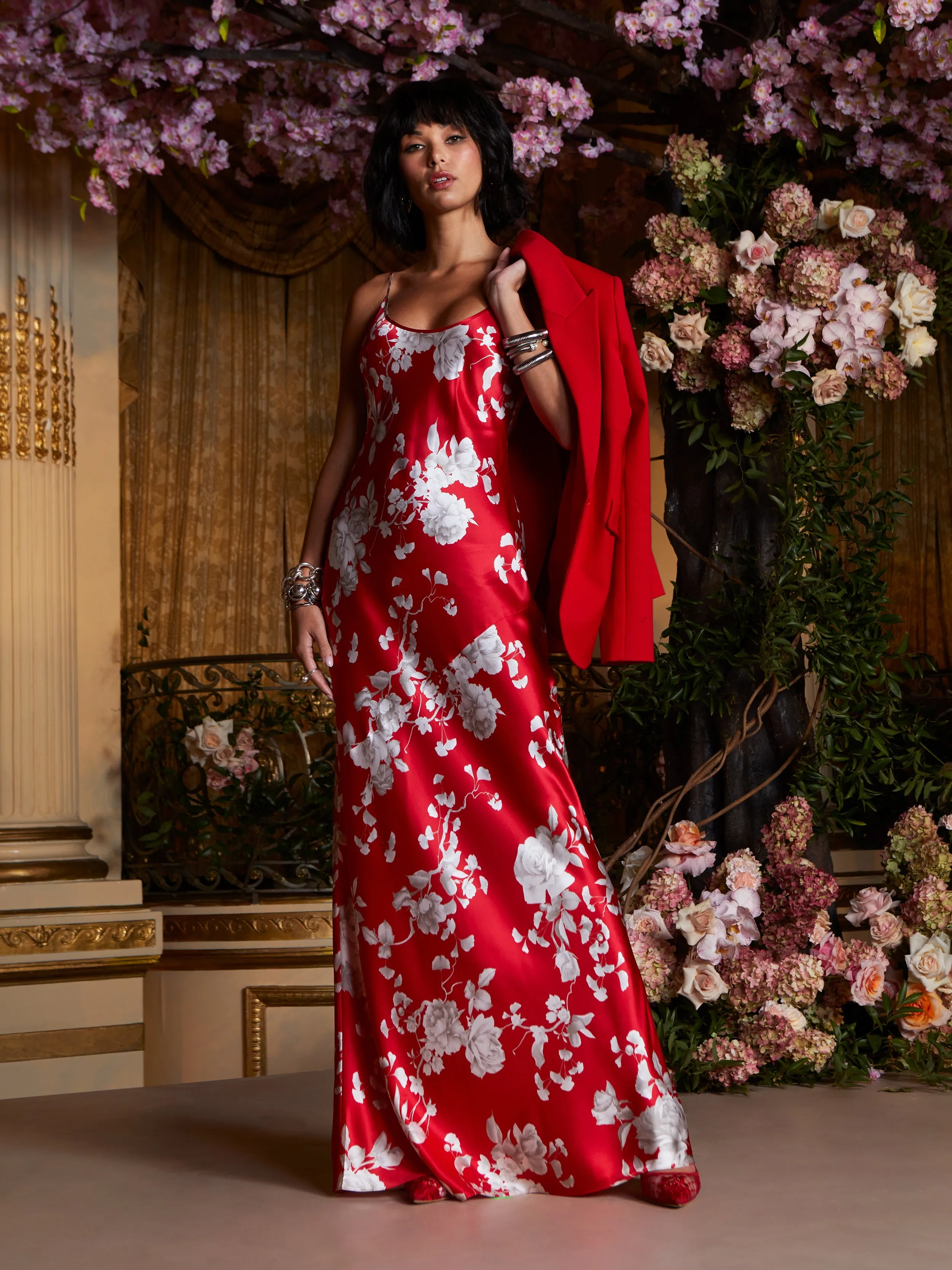 Charmaine Silk Gown