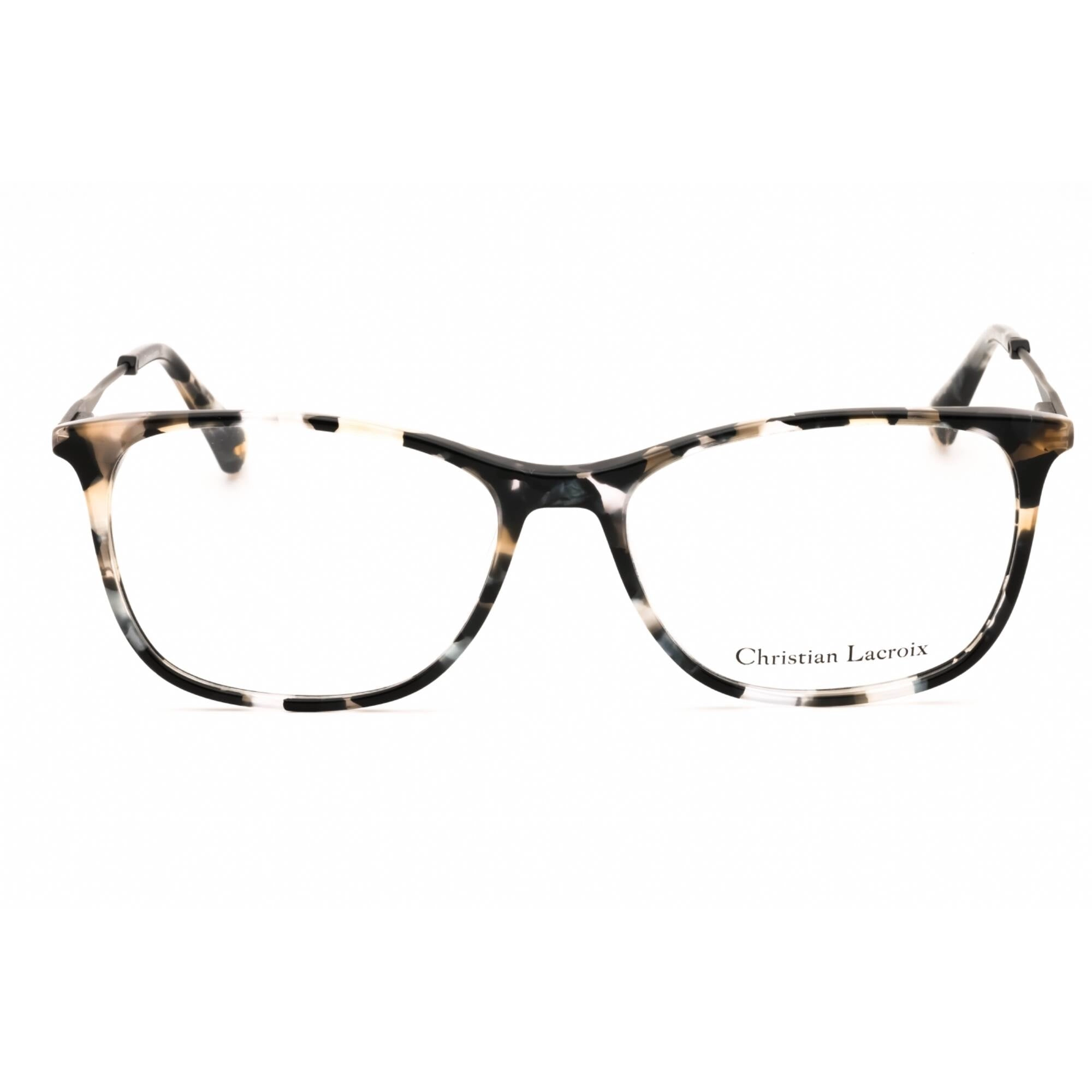 Christian Lacroix Women's Eyeglasses - Black/Gold Plastic Cat Eye Frame | CL1128 002