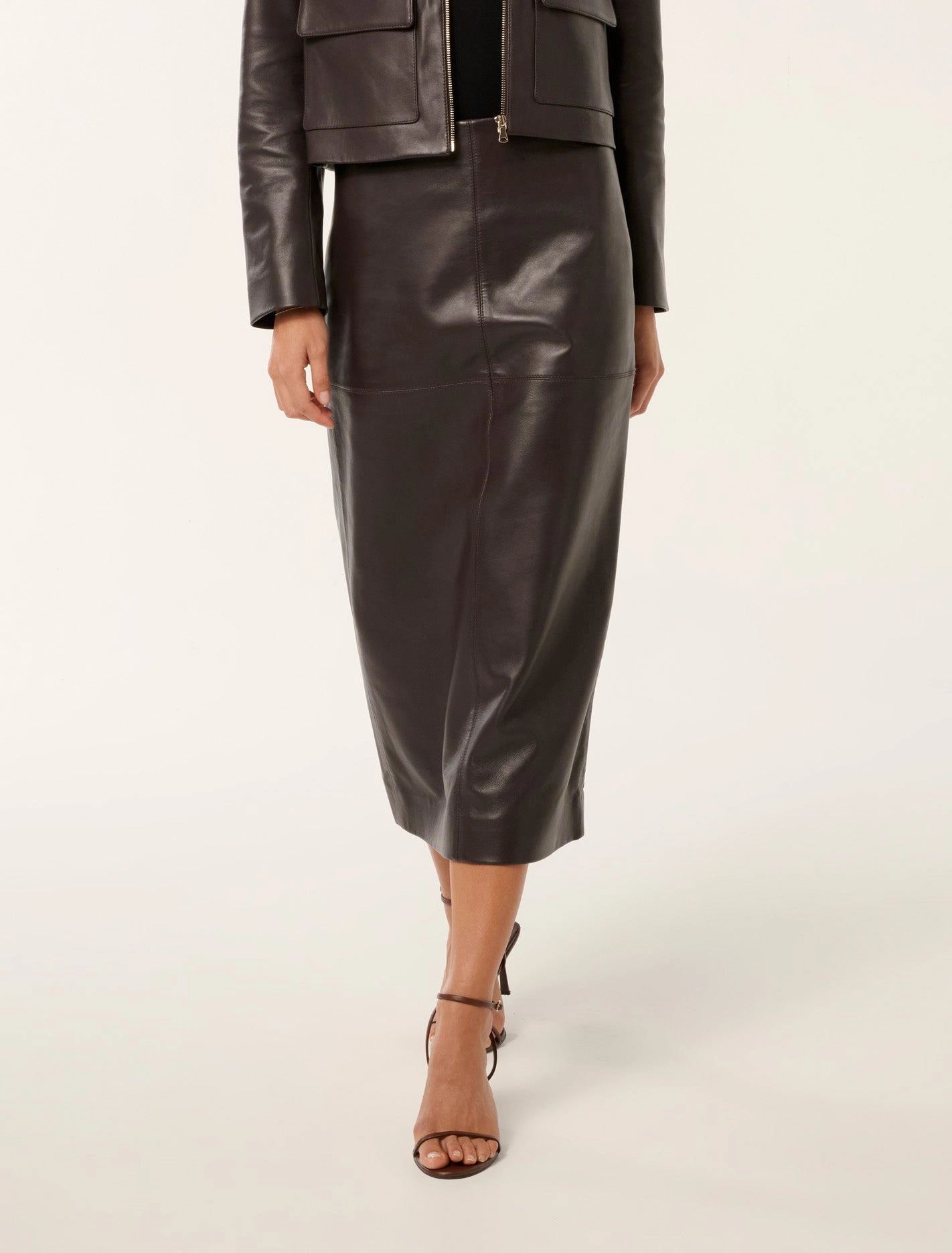 Codie Leather Skirt