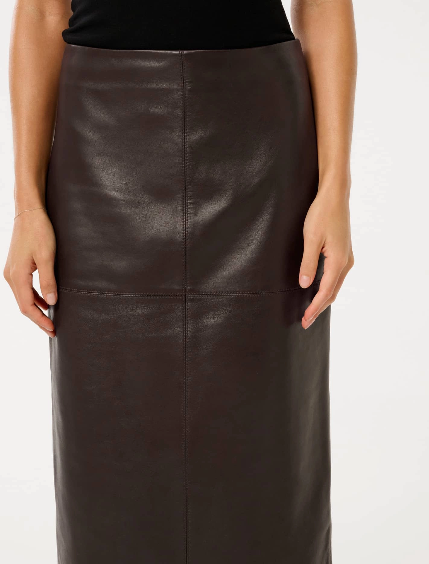 Codie Leather Skirt