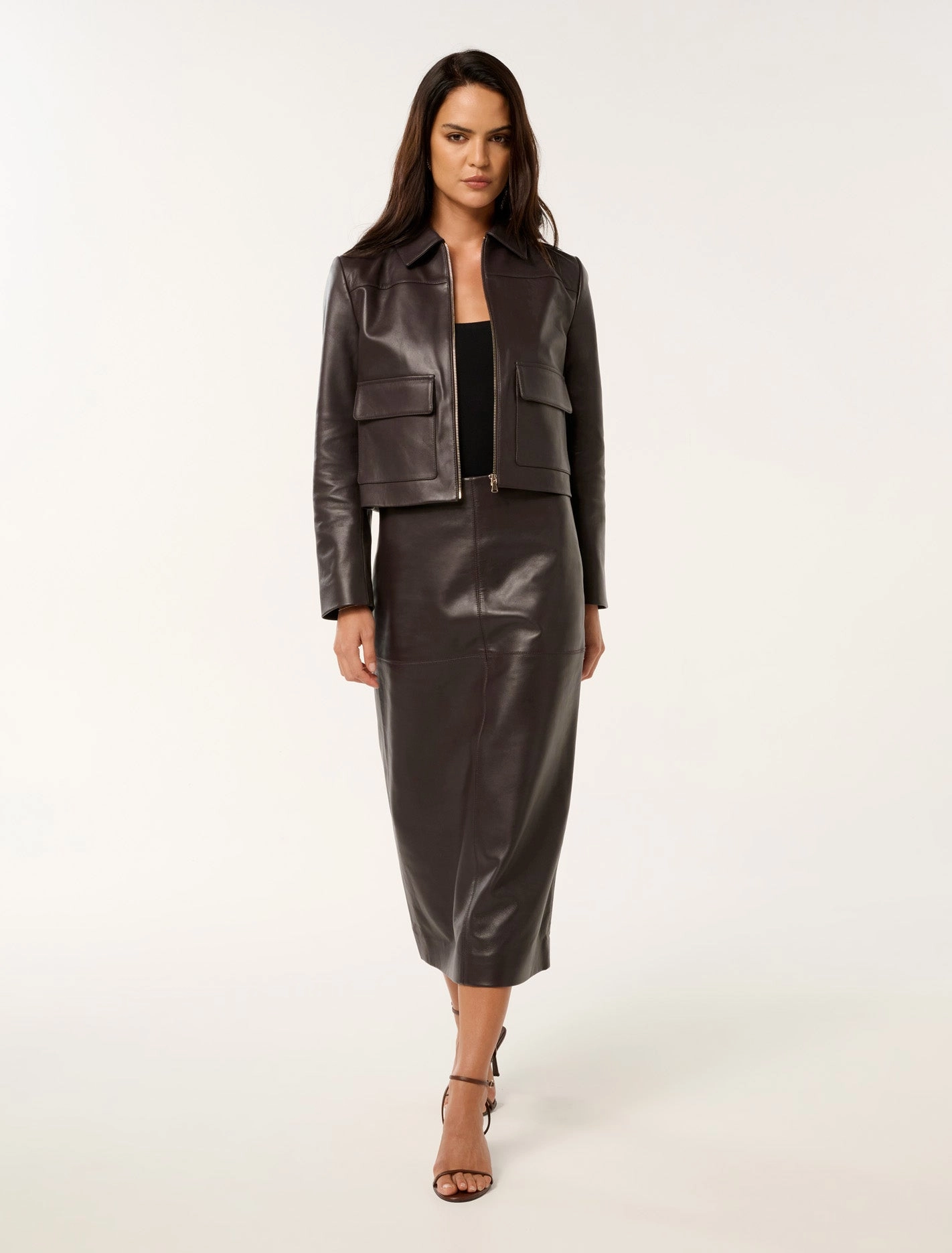 Codie Leather Skirt