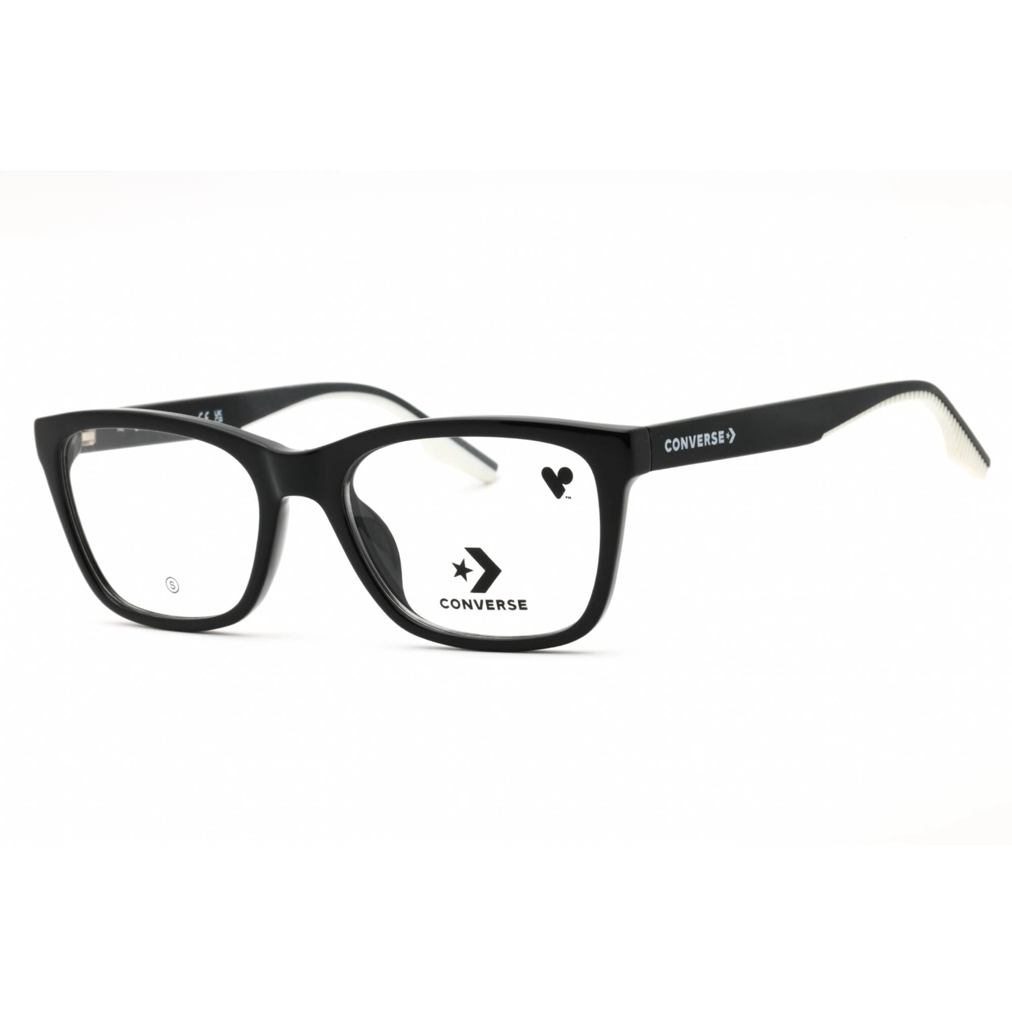 Converse Women's Eyeglasses - Black Injected Propionate Square Frame | CV5096 001
