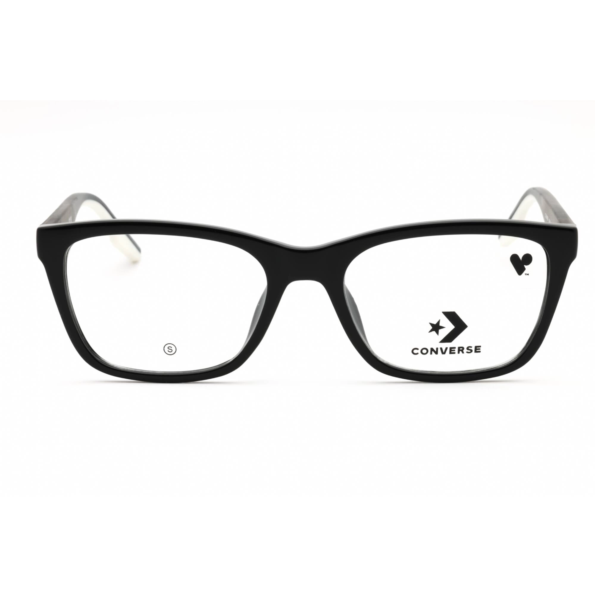 Converse Women's Eyeglasses - Black Injected Propionate Square Frame | CV5096 001