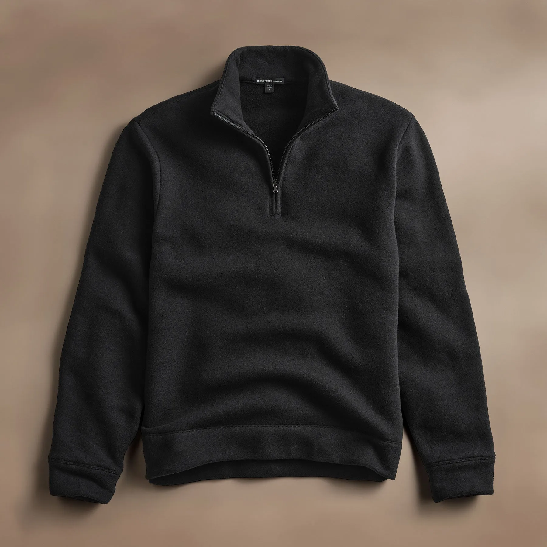 Cozy Half Zip - Black