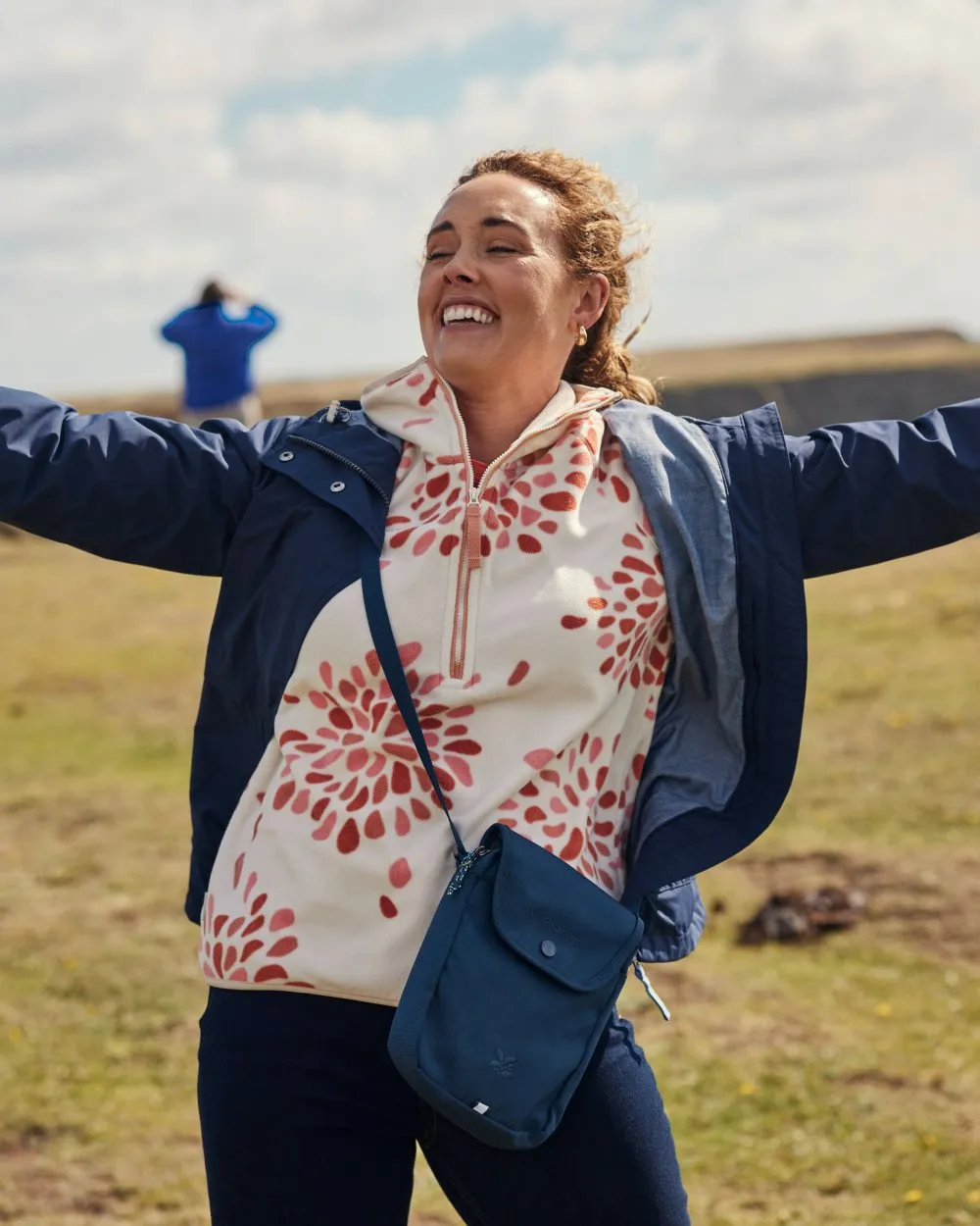 Craghoppers Womens National Trust Reedmace Half Zip Fleece Top