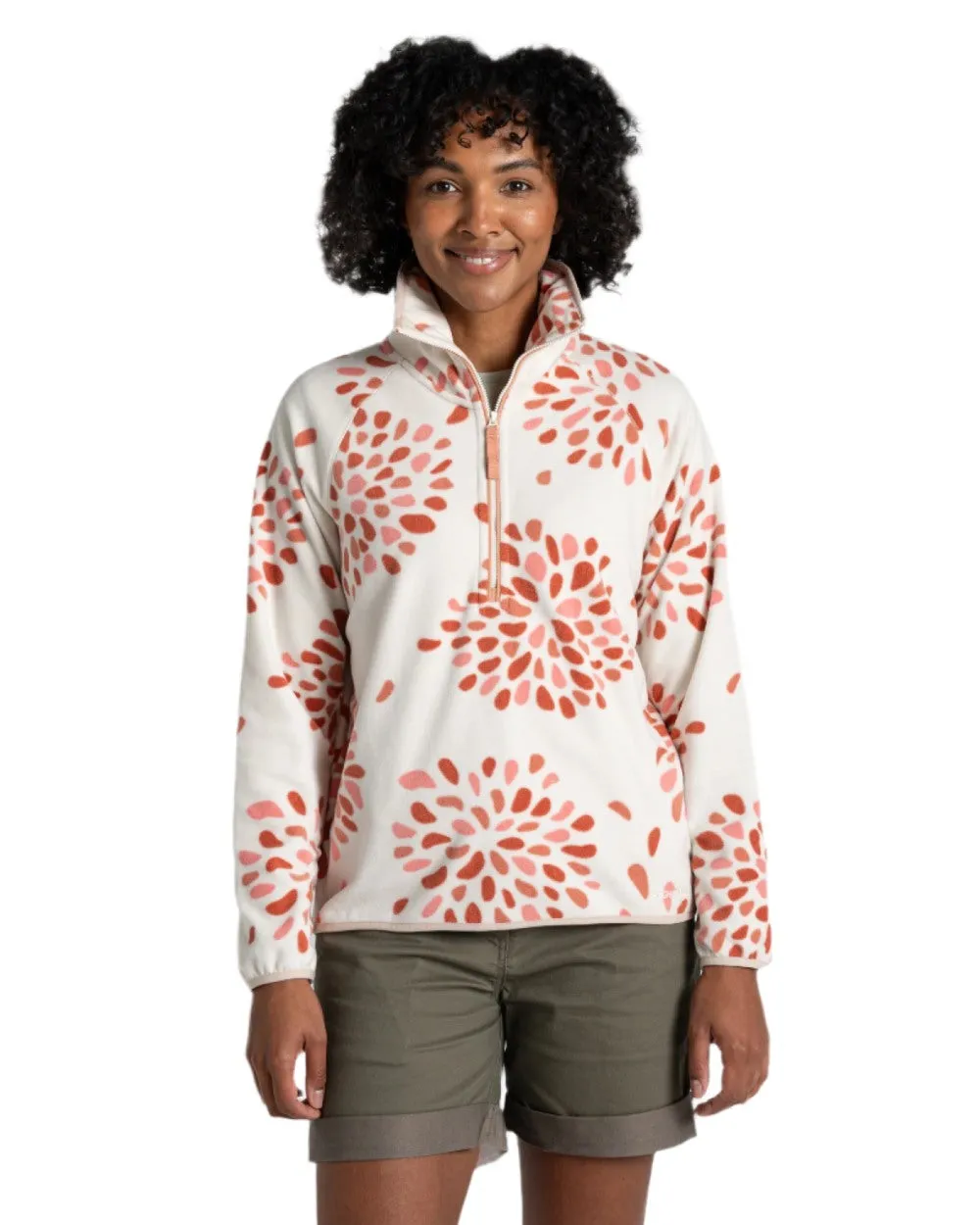 Craghoppers Womens National Trust Reedmace Half Zip Fleece Top