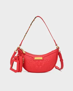 Cutie Shoulder Purse in Red
