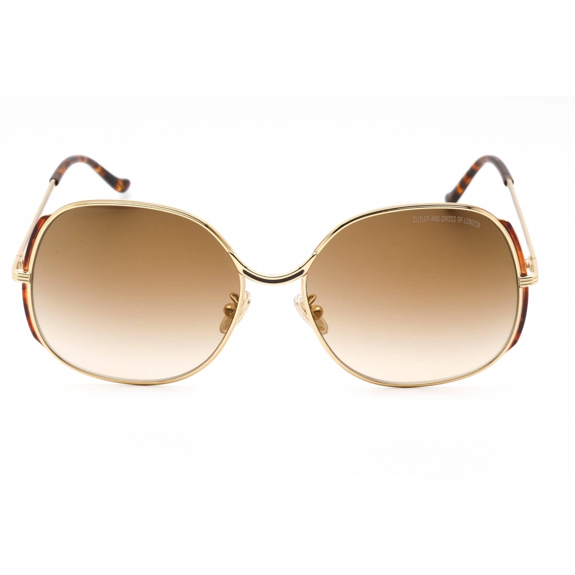 Cutler and Gross Women's Sunglasses - Tortoiseshell Metal Round Frame | CG1331S 004