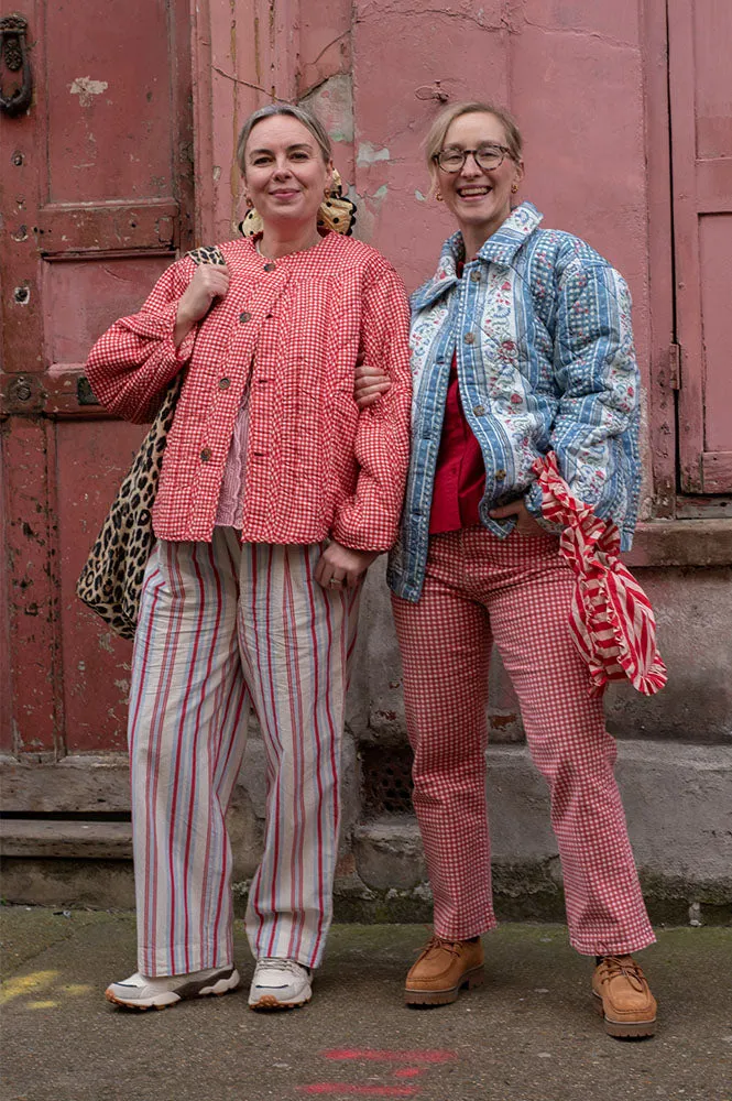 Damson Madder Butter Cherry Stripe Trouser