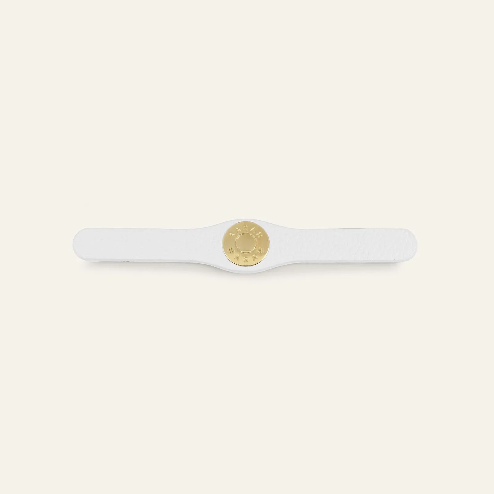 Deco Logo Mini | White with Gold hardware