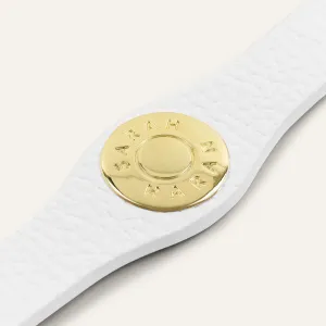 Deco Logo Mini | White with Gold hardware