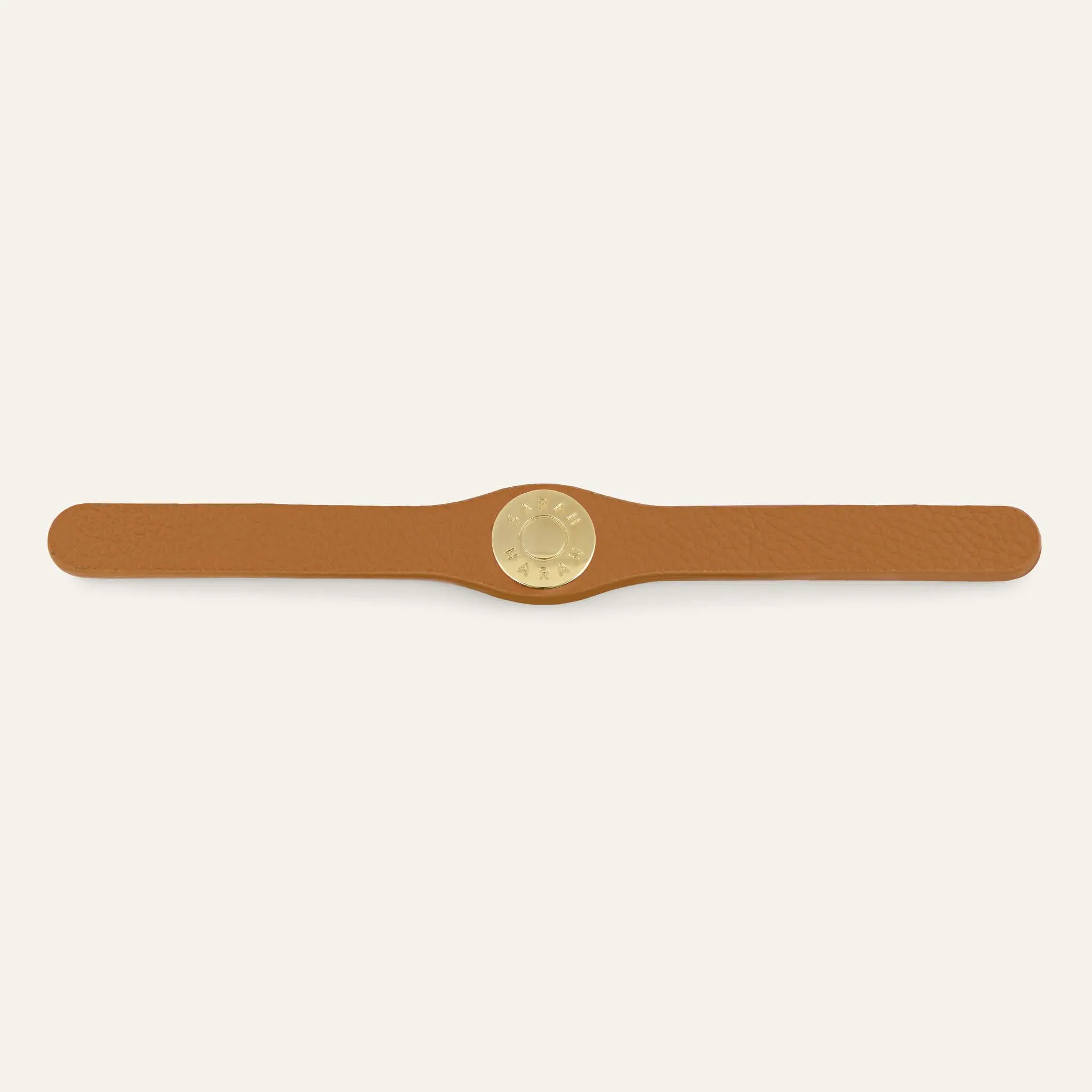 Deco Logo | Tan with Gold hardware