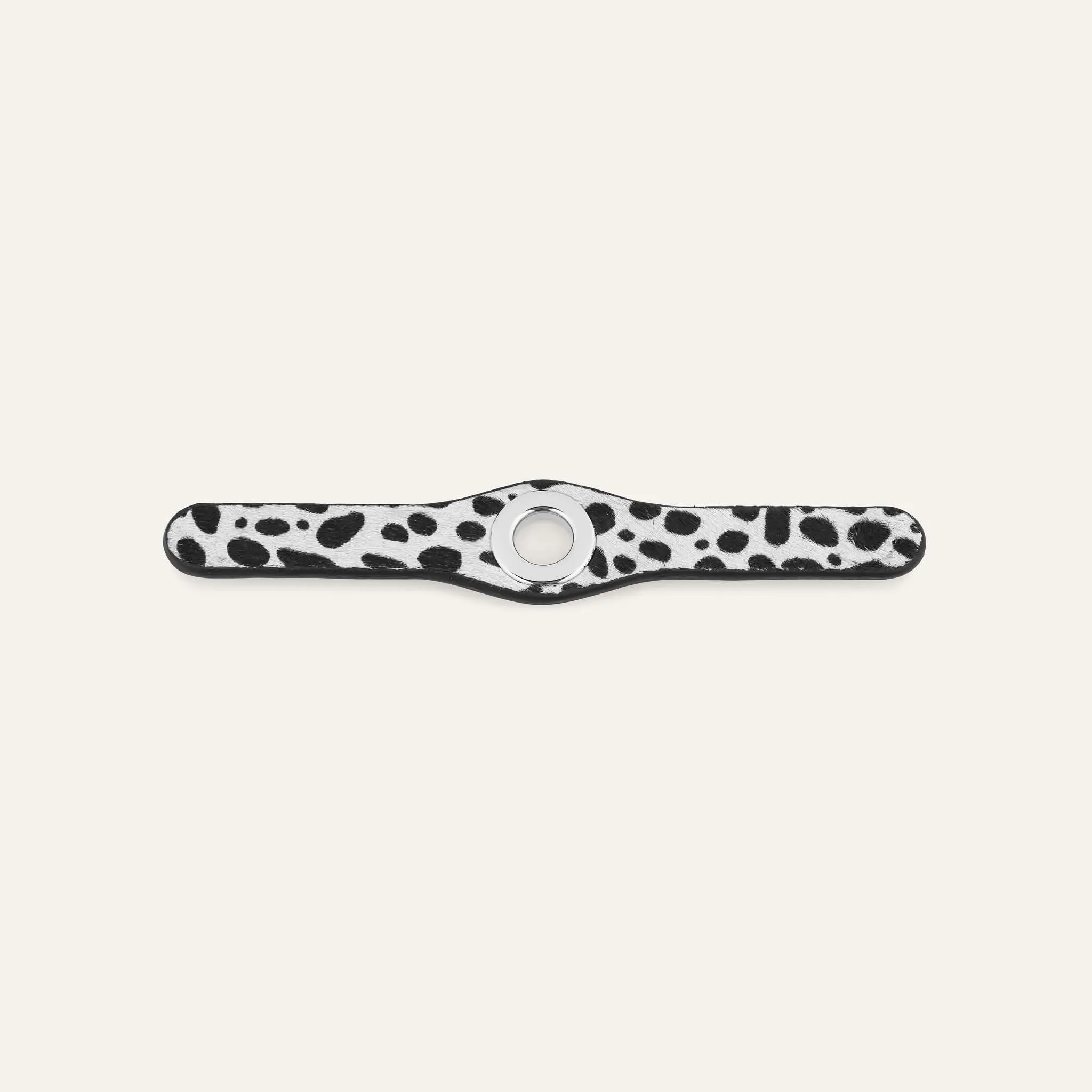 Deco Mini | Dalmatian with Silver hardware