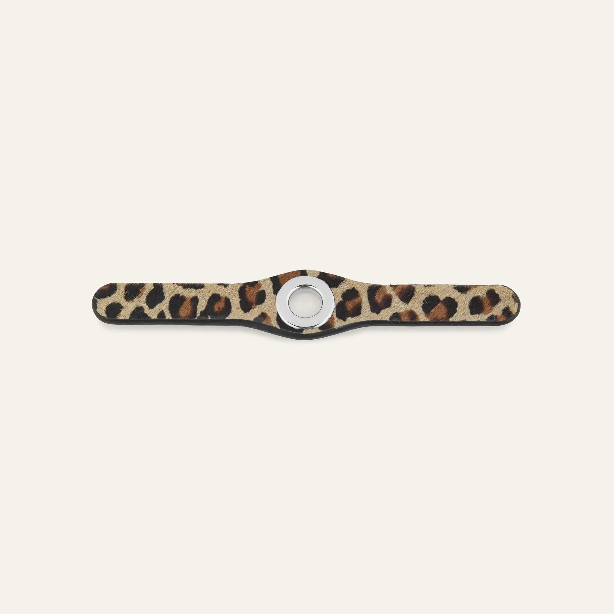 Deco Mini | Leopard with Silver hardware