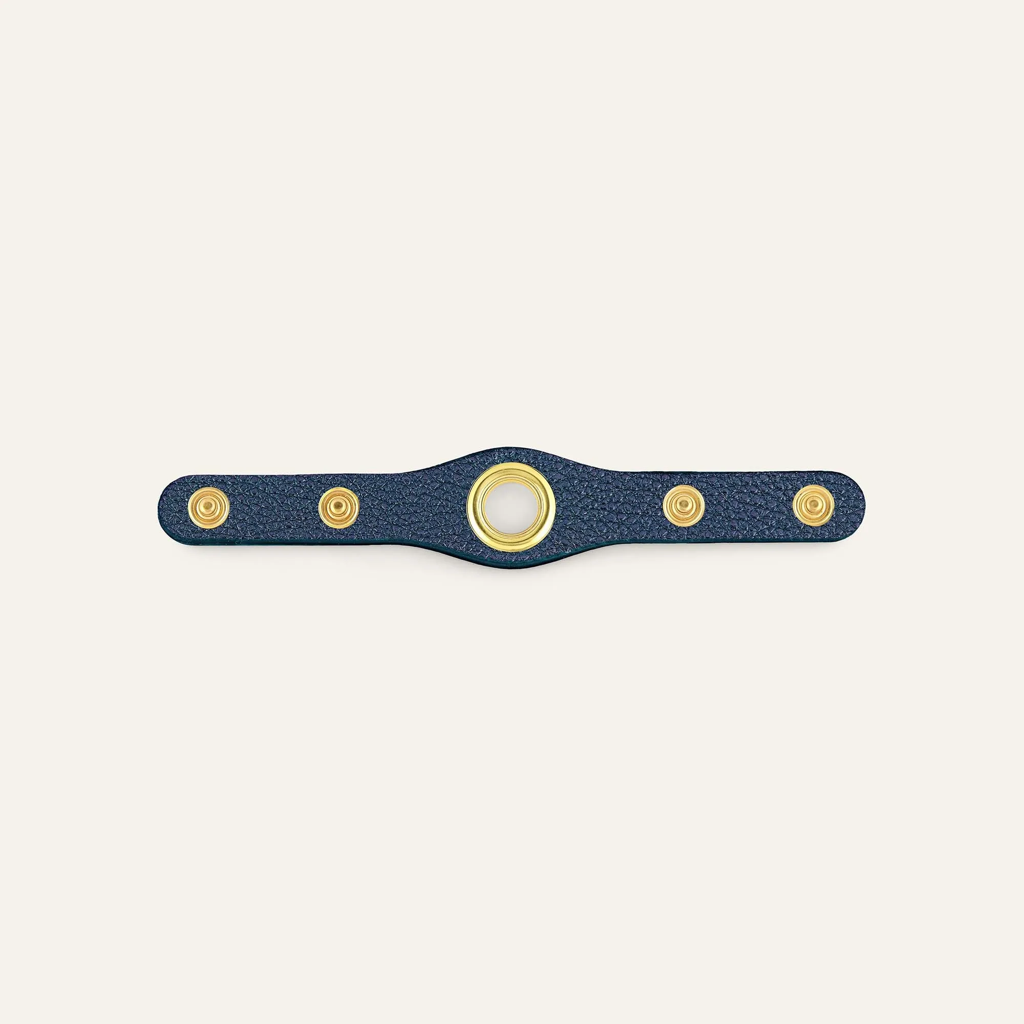 Deco Mini | Metallic Navy with Gold hardware