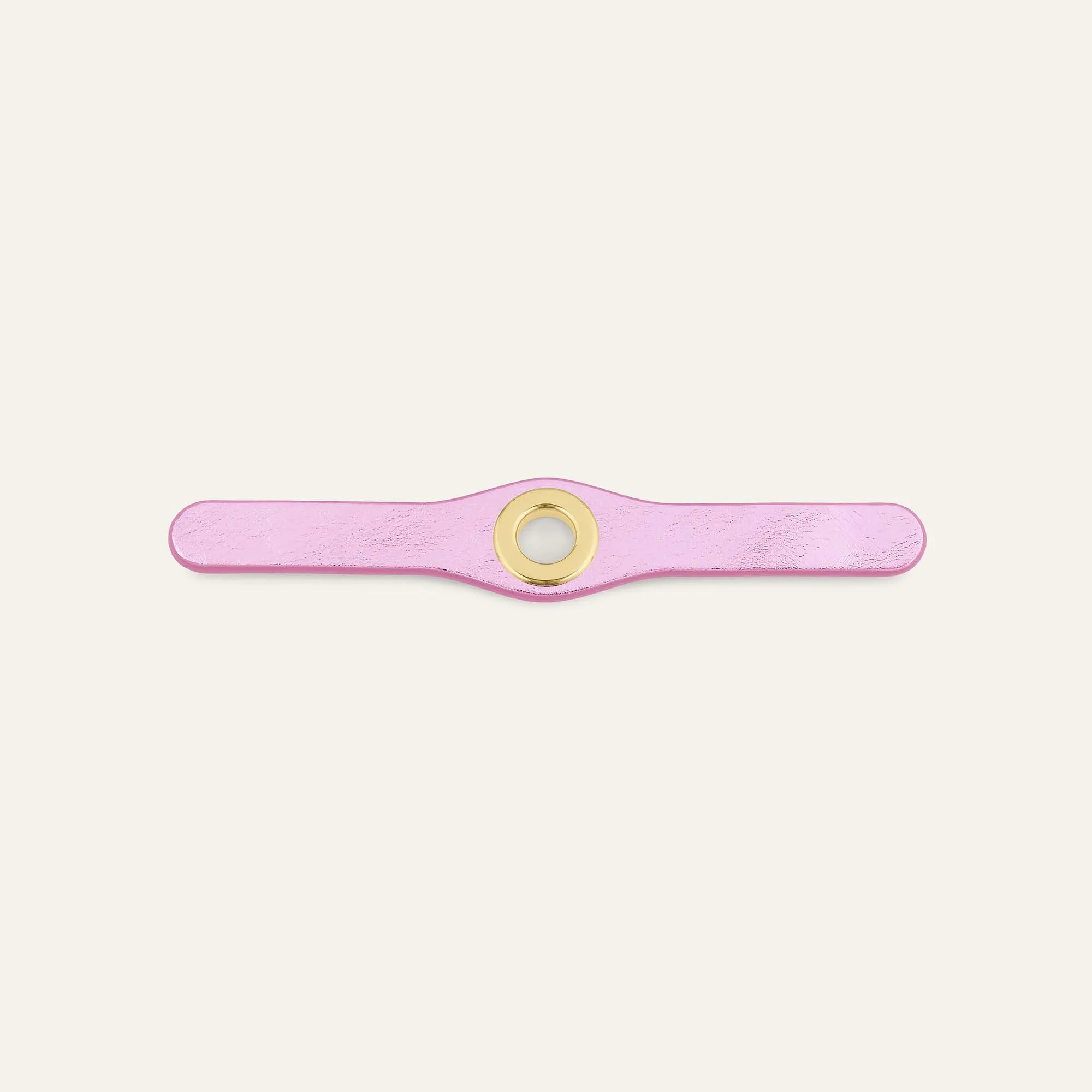 Deco Mini | Metallic Pink with Gold hardware