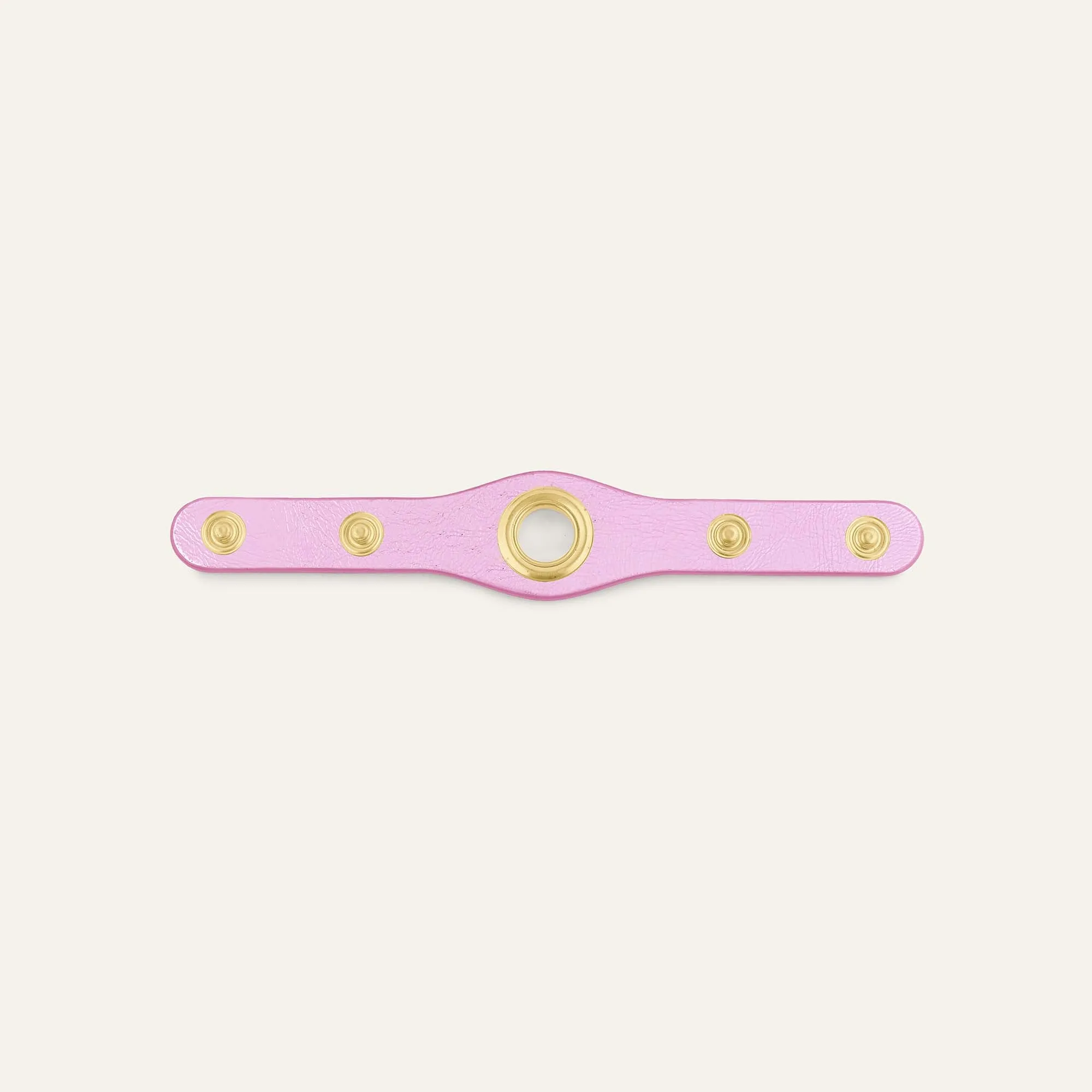 Deco Mini | Metallic Pink with Gold hardware