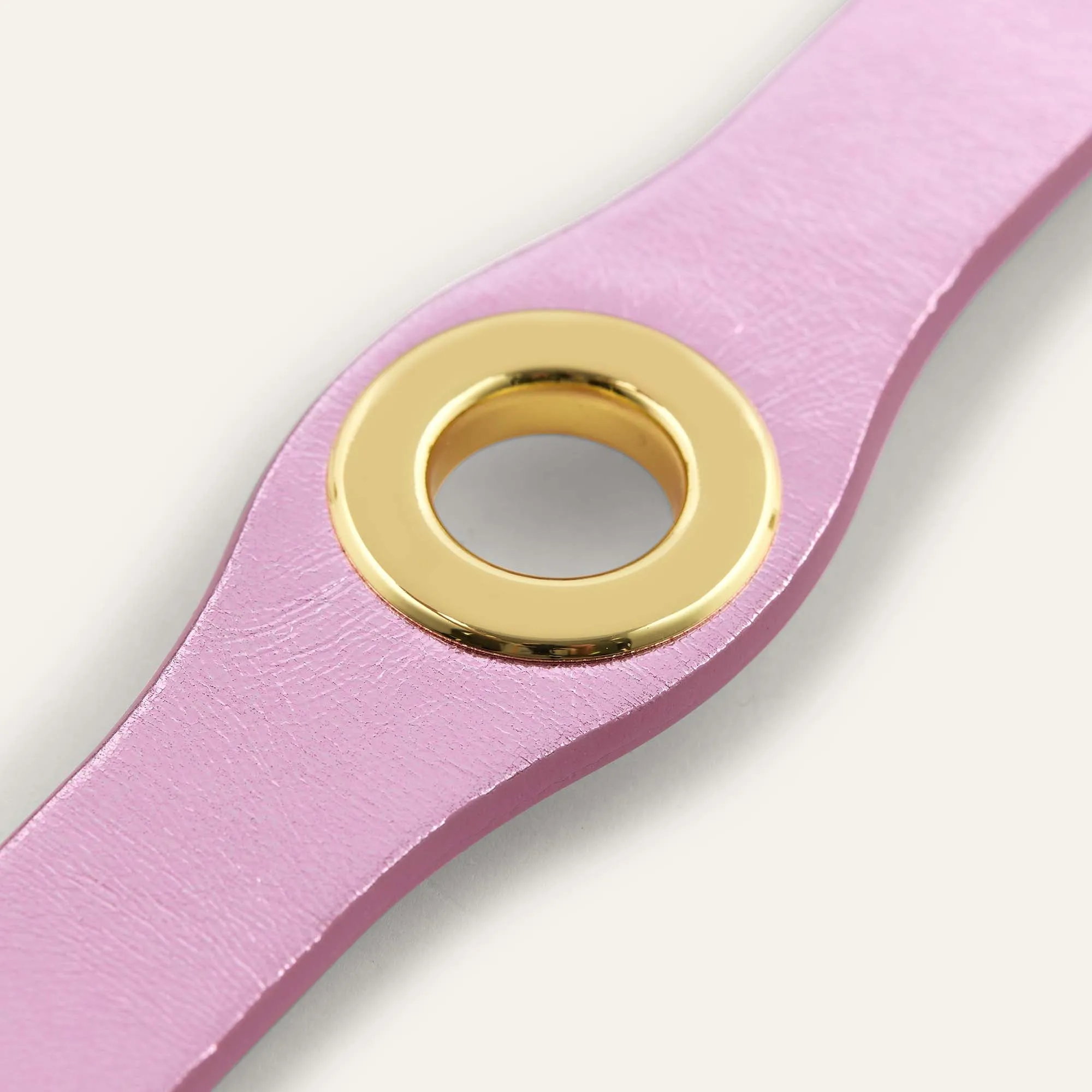 Deco Mini | Metallic Pink with Gold hardware