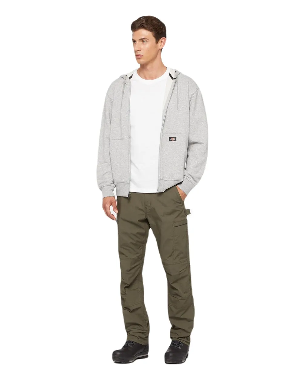 Dickies Mens Everyday Full Zip Fleece Hoodie