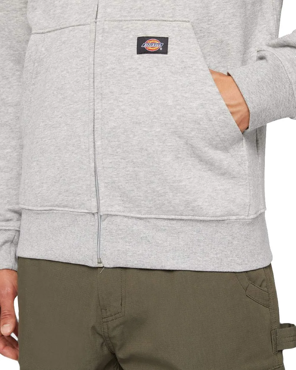 Dickies Mens Everyday Full Zip Fleece Hoodie