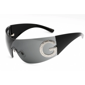 Dolce & Gabbana Women's Sunglasses - Black Shield Shape Rimless Frame | 0DG2298B 05/87