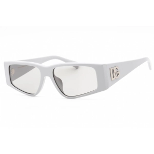 Dolce & Gabbana Women's Sunglasses - Light Grey Rectangular Frame | 0DG4453F 341887