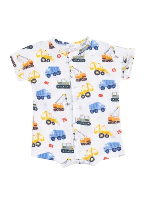 Dolman Henley Romper - Cool Construction