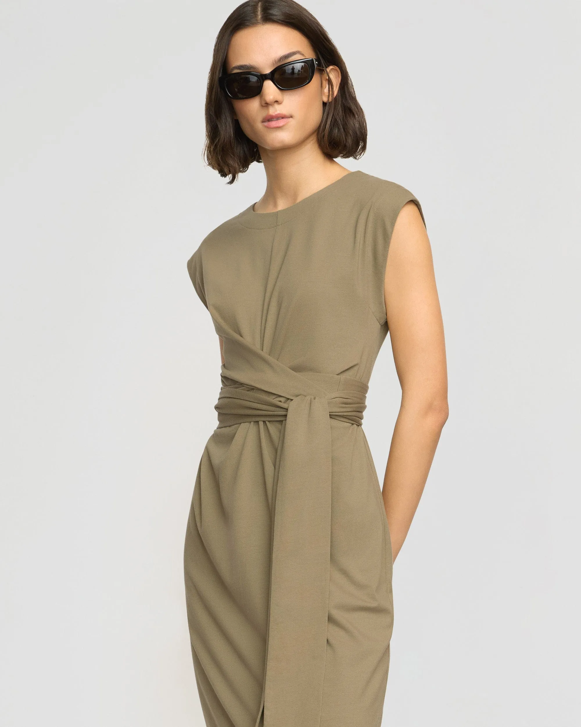 Fei Tie-Front Organic Cotton Dress