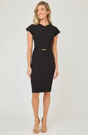 Fitted Dress with belt
