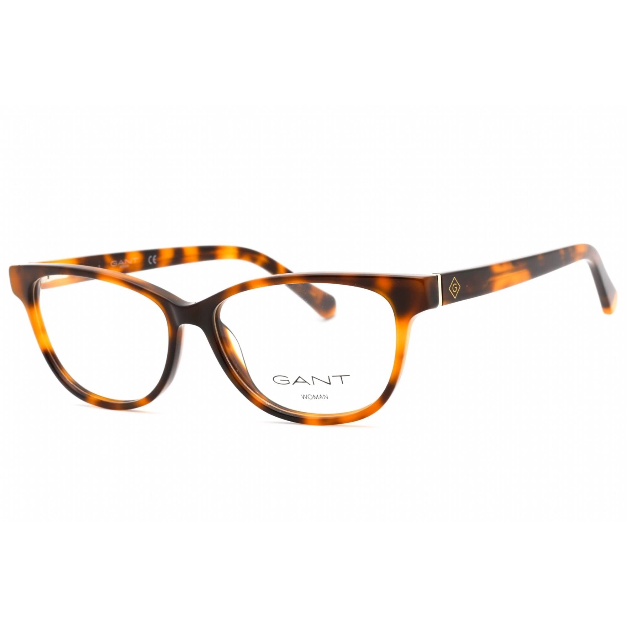Gant Women's Eyeglasses - Havana/Other Plastic Full Rim Cat Eye Frame | GA4122 056
