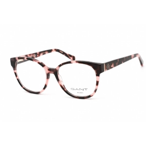Gant Women's Eyeglasses - Havana/Pink Plastic Oval Shape Full Rim Frame | GA4131 056