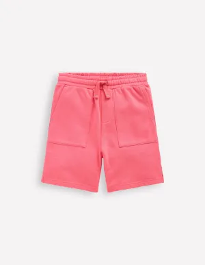 Garment Dye Shorts-Marshmellow Pink