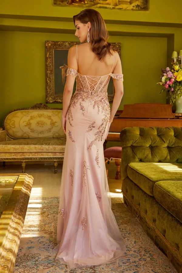 Glitter Prom Long Formal Dress