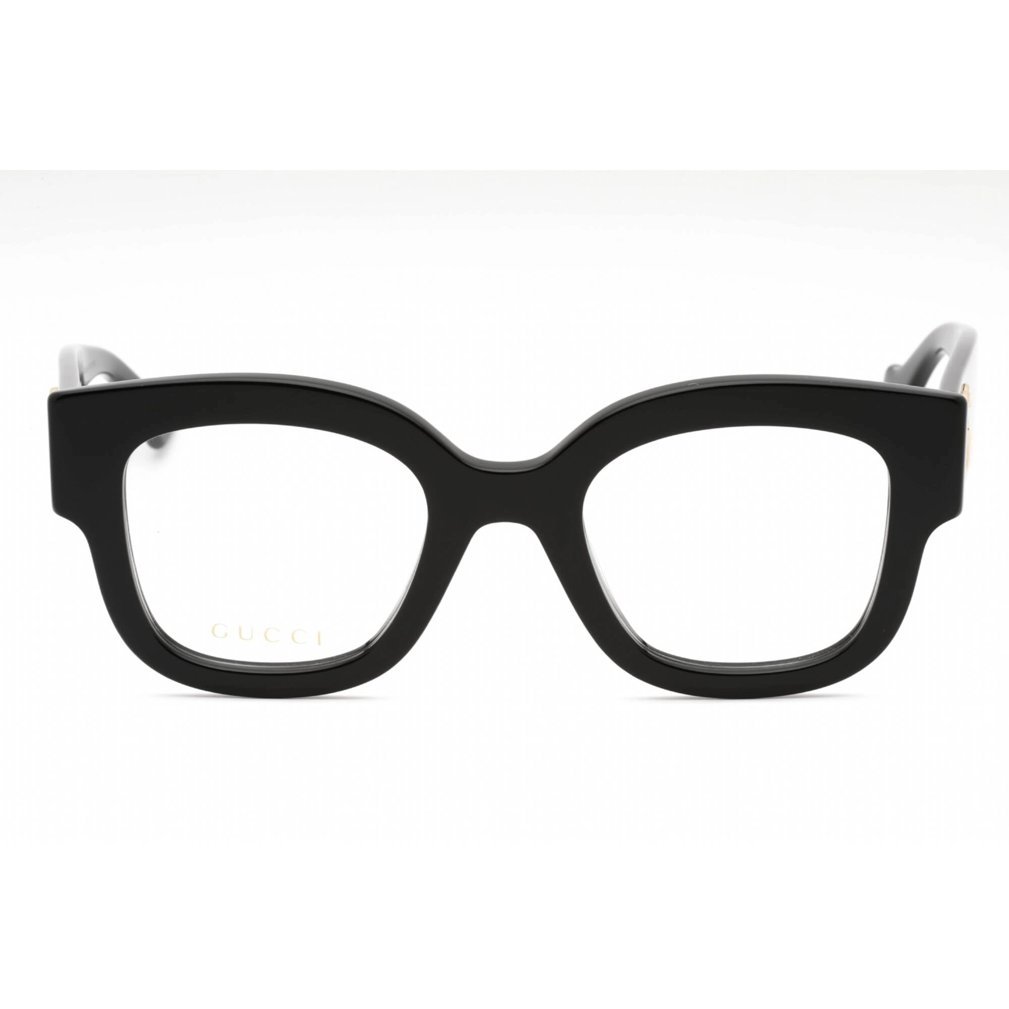Gucci Women's Eyeglasses - Black Plastic Square Shape Frame Clear Lens | GG1423O 001
